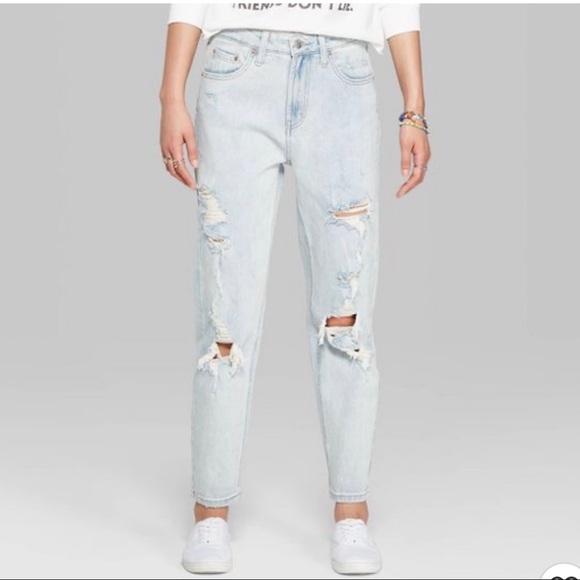 Wild Fable ✌️ High Waisted Distressed Jeans - Picture 2 of 6